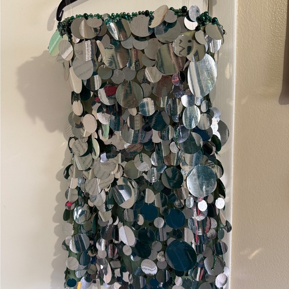 Albina Dyla Mint Spark Mini Dress - Picture 5 of 8